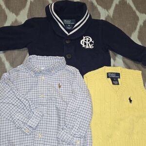 Ralph Lauren Collection Baby Bundle 3 Pieces 9 Months